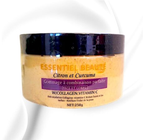 Gommage citron et curcuma