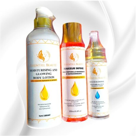 Soin de corps GLOWING SKIN avec Douceur infinie